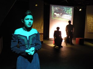 Gertrude reports Ophelia's suicide (Madeleine Norton)