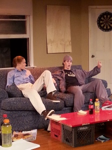 Catherine DuBord and Miller Pike in MATT and BEN at Echo Theatre