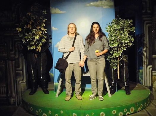 The flowering of love: Boy (Trent Stephenson) and Girl (Elizabeth Evans)