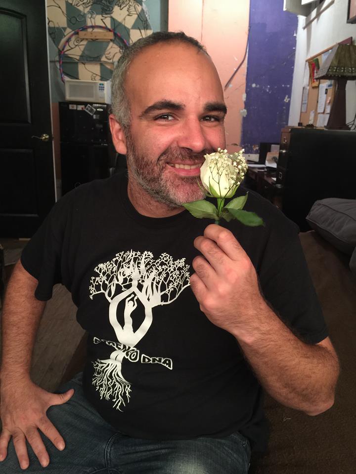 Dancer with rose of admiration